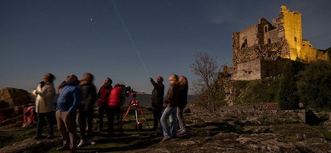 Observación astronómica en Trevejo, Extremadura